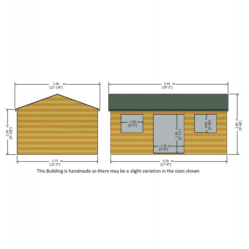 Mammoth Workshop Shed 12 x 18 – Colchester Sheds And Fencing