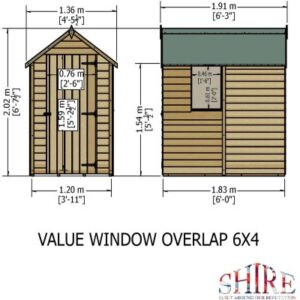 6 x 4 Overlap Value